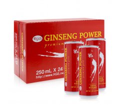 Nước tăng lực hồng sâm KGS Ginseng Power Premium Gold  250ml x 24 lon