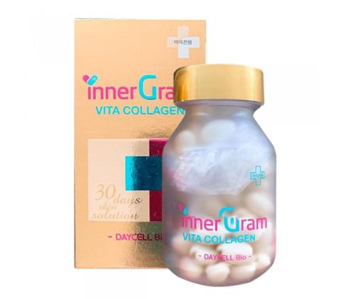 Viên uống cấp nước trắng da Inner Gram Vita Collagen 60 viên