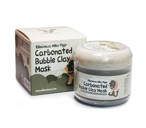 Mặt Nạ Sủi Bọt Thải Độc Trị Mụn Đầu Đen Elizavecca Carbonated Bubble Clay Mask 100g