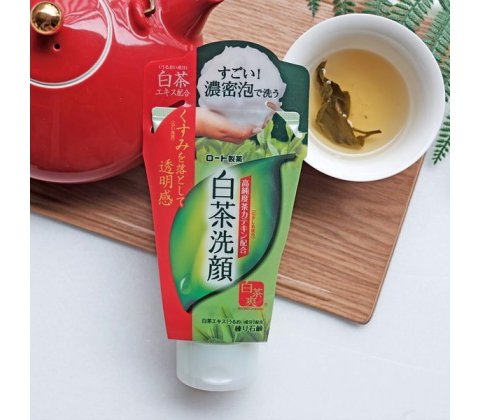 Sữa rửa mặt trà xanh rohto shirochasou green tea foam 120